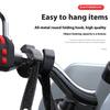 Lenkerhaken für Motorräder E-Bikes Fahrräder Montage vorne ohne Werkzeug Sicherer Halt für Einkaufstaschen
