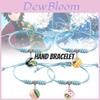 Exquisite Lake Blue Demon Slayer Time Gem Bracelet Anime Charm For Fans