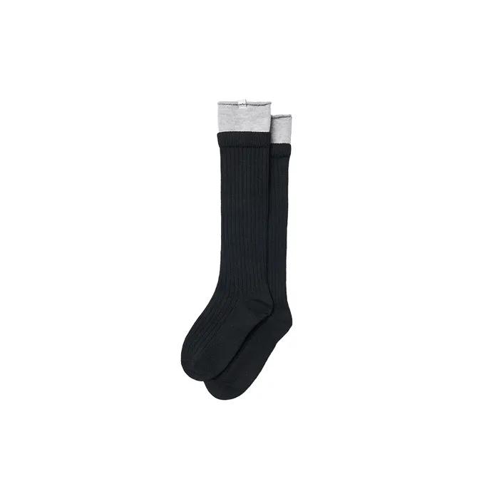Two-Tone Soft Rib Socks_3 color