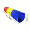 Sunshine Rainbow Children's Crawling Tunnel Tube Children's Channel Kindergarten Sensory Training Equipment Drilling Hole Toy Four