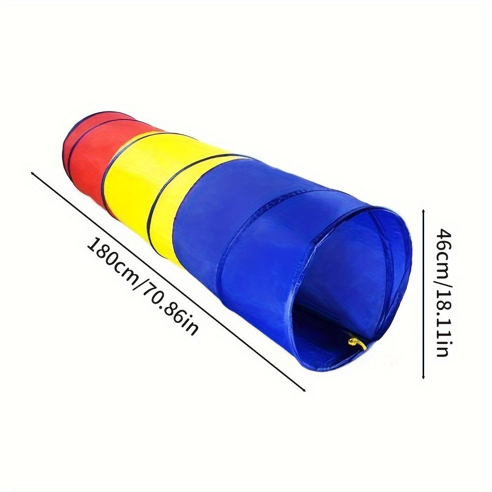 Sunshine Rainbow Children's Crawling Tunnel Tube Children's Channel Kindergarten Sensory Training Equipment Drilling Hole Toy Four