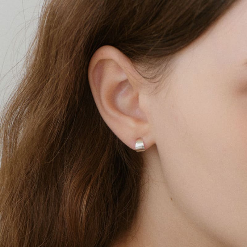 

NORMALLEE [Silver 925] Curl Earrings Silver