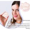 Large Cat Paw Squeezes Toy for Stress Relief, Squishy Cat Paw with Sequins, Soft White Design for Adults and Children