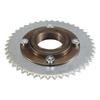 Precise 78Mm OD 4 Hole Toothless Flywheel + T8F 44T 54Mm Rear Chain Sprocket Fits For 43Cc 49Cc Mini Pocket Gas Scooter ATV
