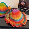 Star Design Fairy Hat Colorful Bucket Hat Cute Pullover Hat  for Adult and Children