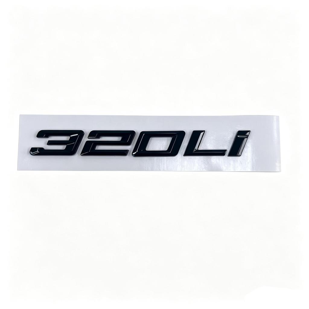 Compatible BMW 3, 5, 7 Series 320Li, 530Li, 740Li Rear Emblem Displacement Sticker.