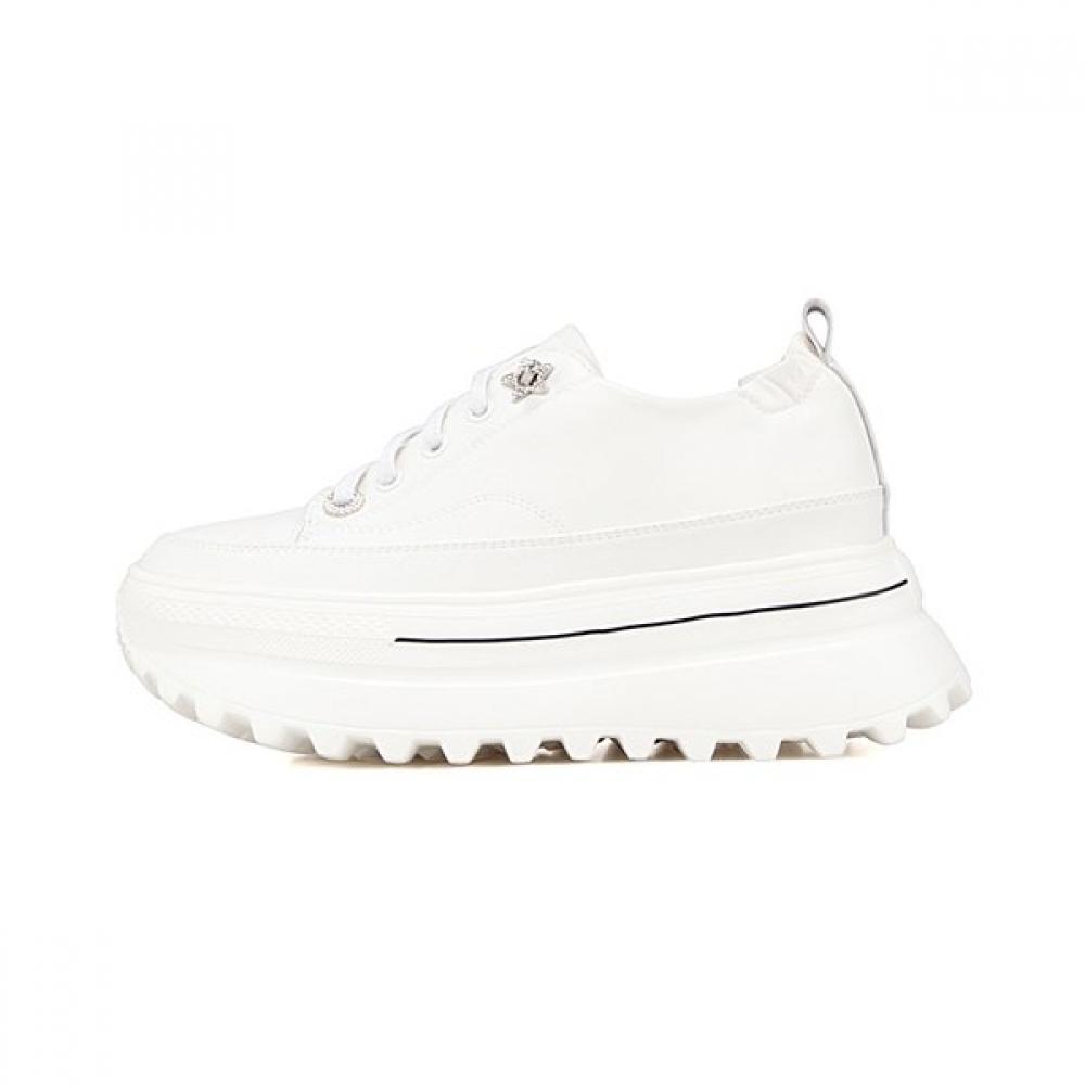 BARBARA Leather Slimfit Women Sneakers Height Increasing 7cm Bbj175wt
