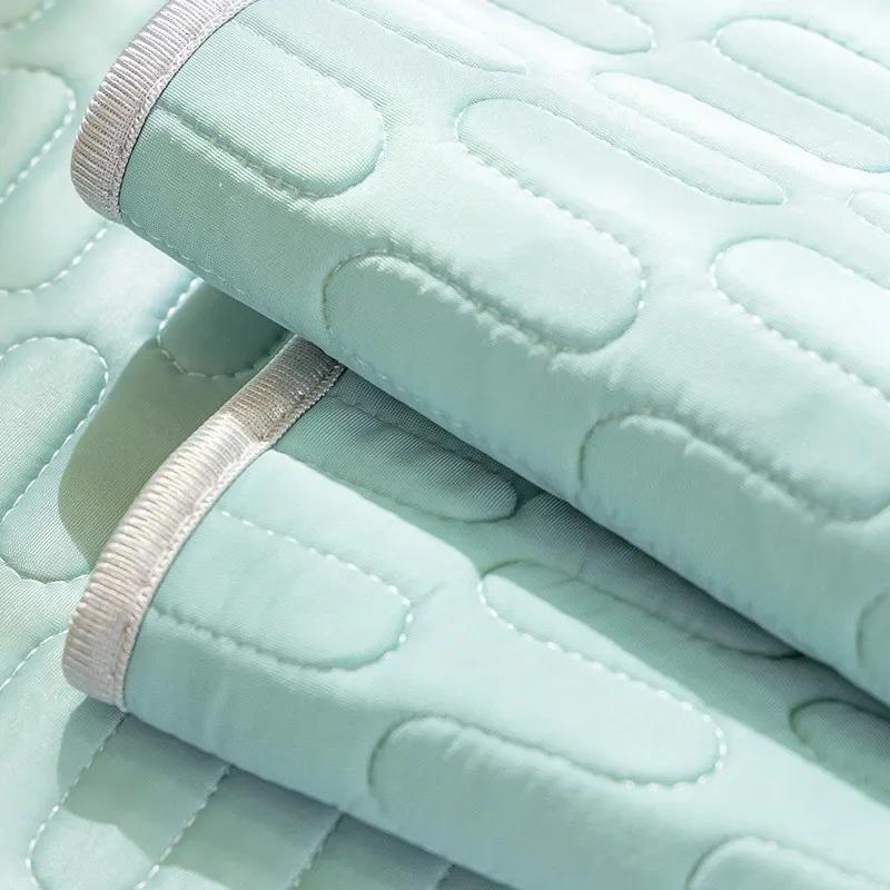 1pcs Solid Color Summer Cool Sofa Covers Anti Slip Couch Cushion Simple Dustproof ArmChair Protector Cushion Home Decoration