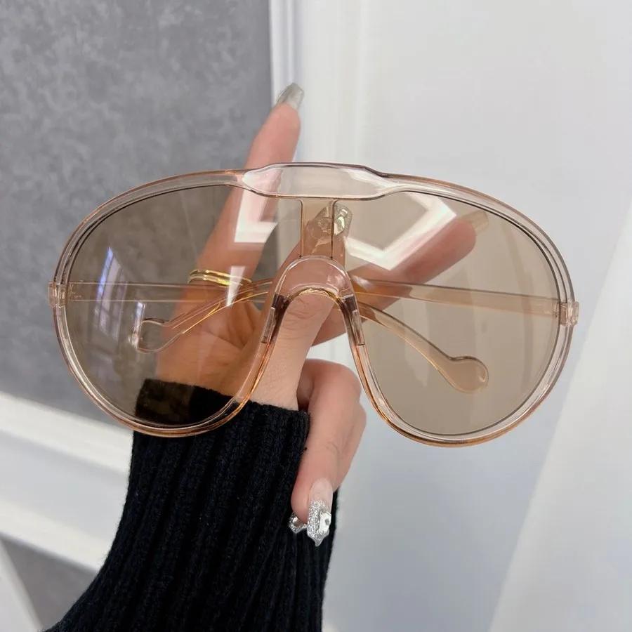 

Винтажные круглые солнцезащитные очки с большой оправой для женщин и мужчин, крутые с зеркальными линзами, стильные солнцезащитные очки, женские, мужские, с цветными акцентами Other