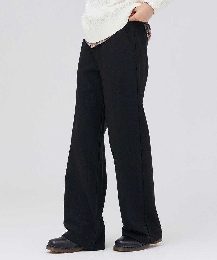 CHASECULT Women'S Wide Easy Bonding Slacks - Black