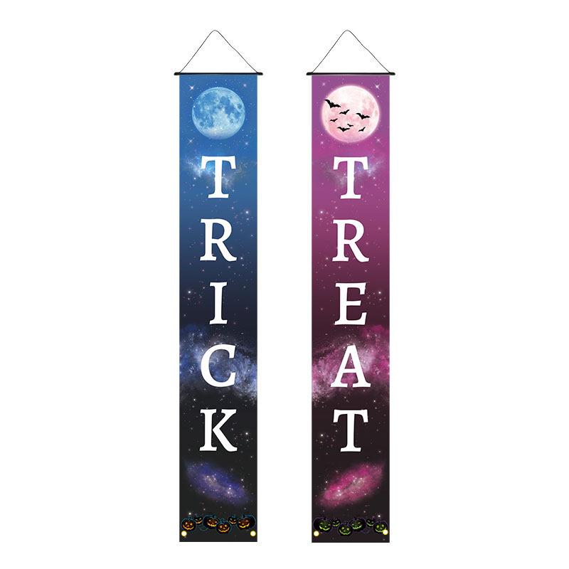 2026 Halloween Porch Banner: 30x180cm Festival Decoration
