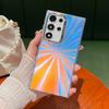 For Samsung Galaxy S24 Ultra Electroplating Case Silicone+PC IMD Laser Effect Phone Cover