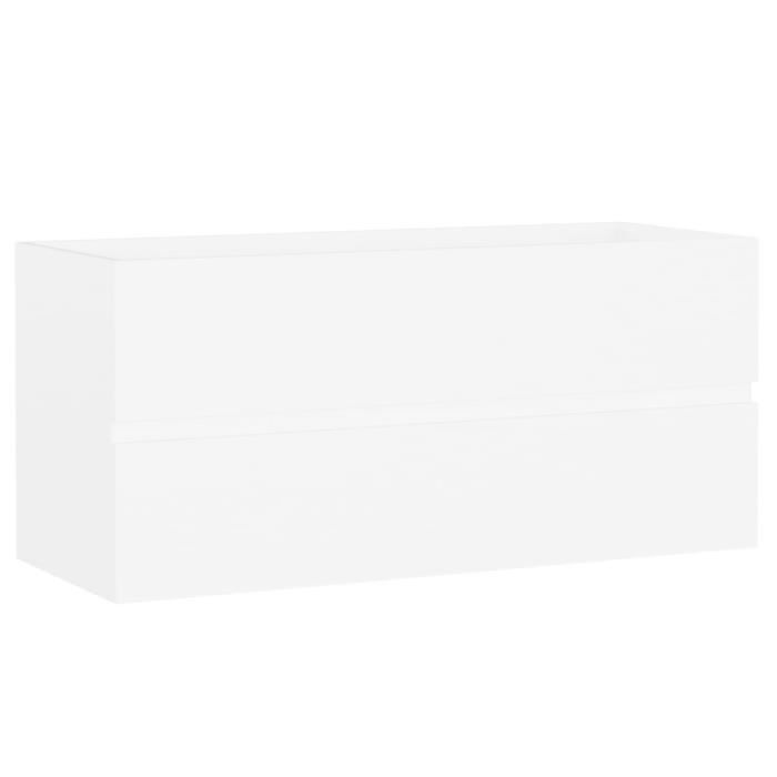 VidaXL Sink Cabinet White 100x38.5x45 Cm Particleboard