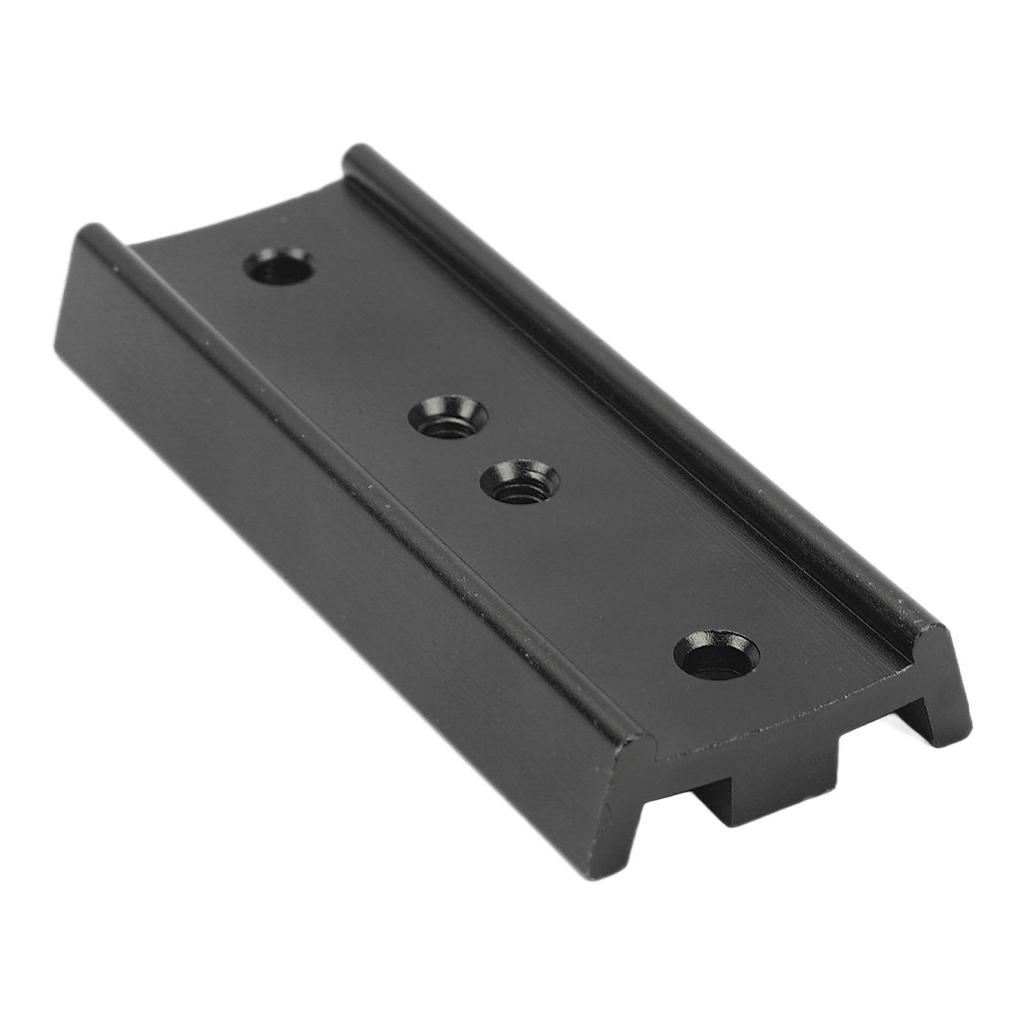 4.25in Dovetail Plate Telescope Dovetail Mounting Plate for Equatorial Telescope Theodolite Tripod Black