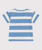 Petit Bateau Short Sleeve A0CWG White 12 Months 74cm T-Shirt Blue/Milky