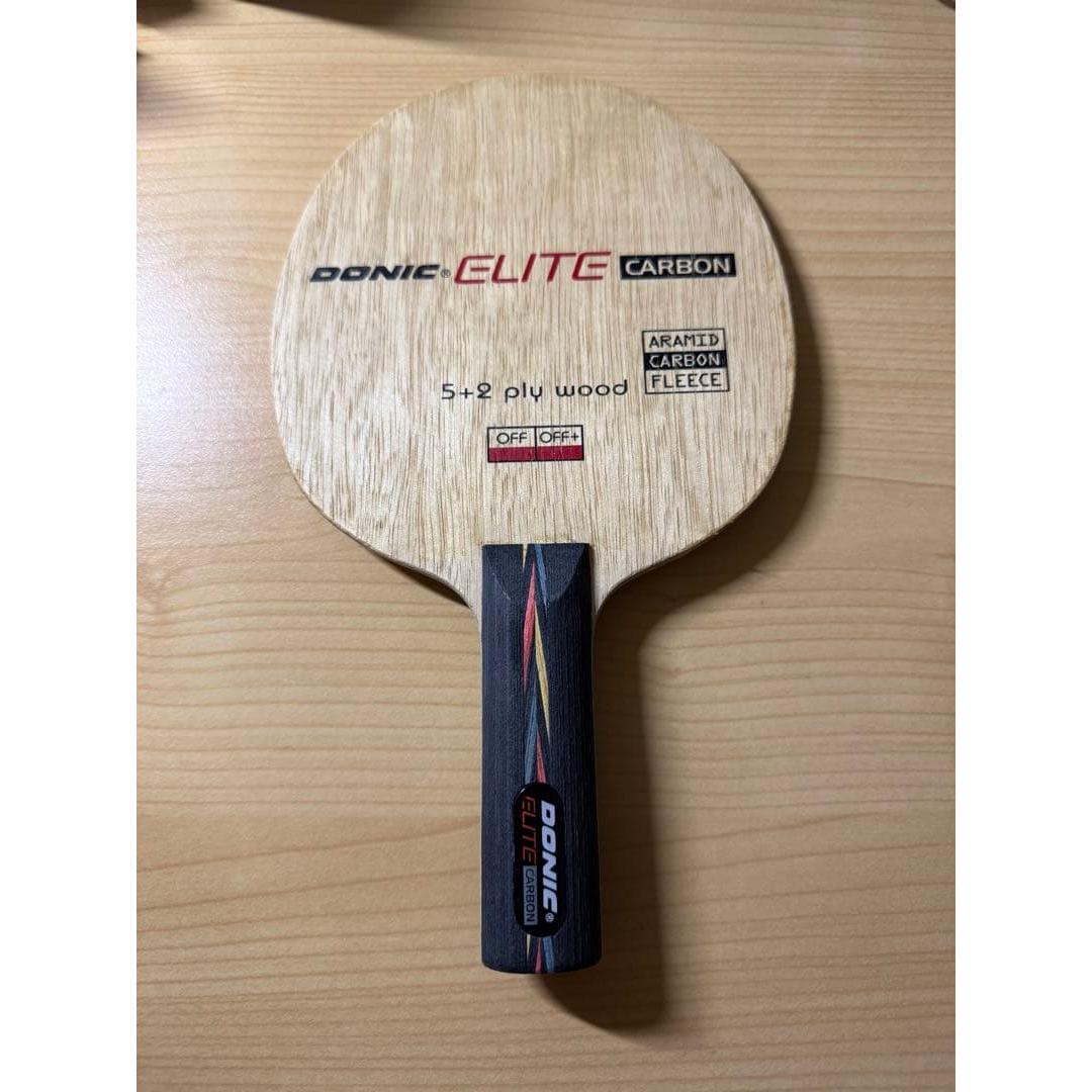 Used DONIC ELITE CARBON table tennis racket