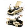 1/32 Tesla CyberCab Robotaxi Alloy Driverless Taxi Car Model Diecast Metal New Energy Car Vehicles Model Sound and Light Kids Toy Gift