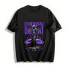 Dark Angel Purple Lightning DIVERSITY Graphic Casual Top Pure Cotton T-shirt