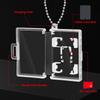 2pcs Game Card Box Micro SD TF Card Storage Display Box for Switch Game Cartridge Holder with Keychain Protective Case