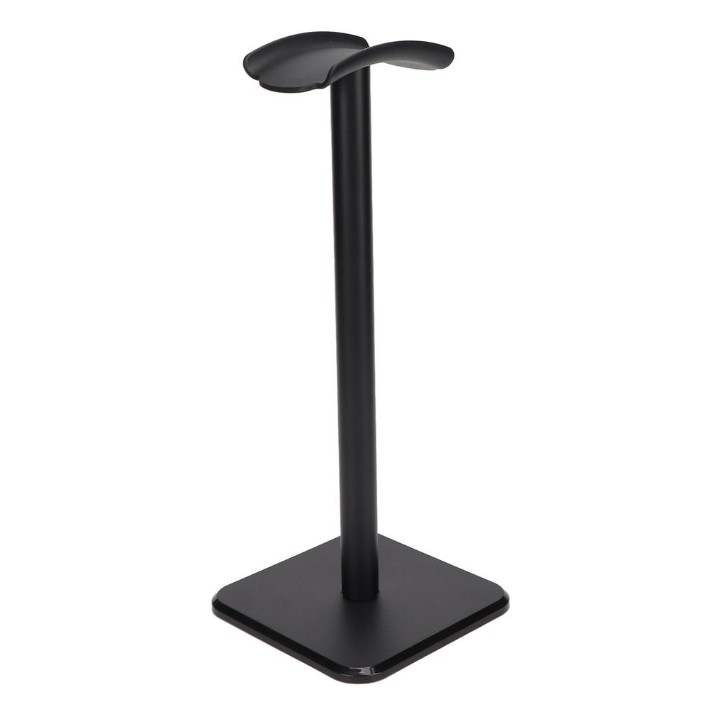 Headphone Stand Rounded Corner Anti Slip Base TPU Tray Sturdy Metal Bar Headset Holder for Home