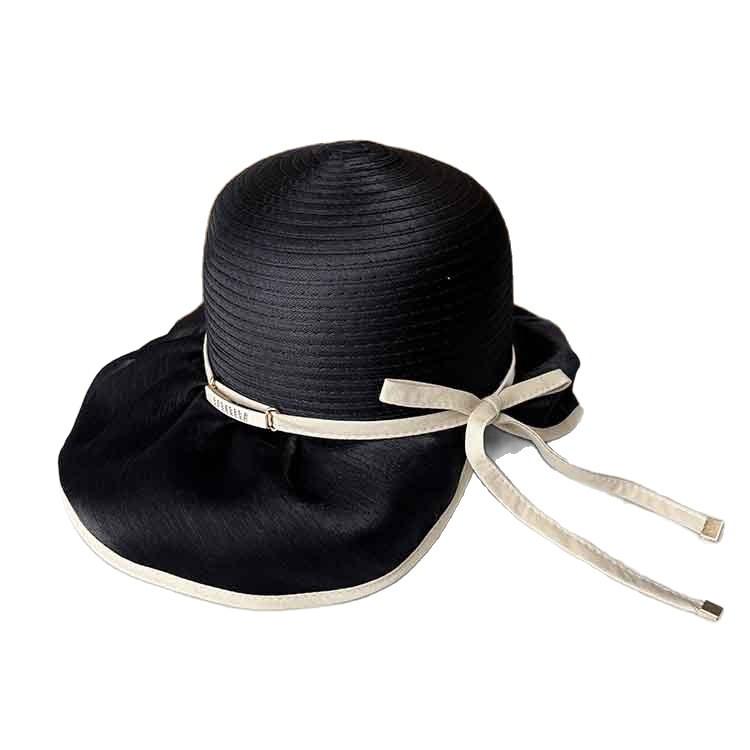 Summer Hat Travel Big Eaves Sunshade Sun Protection Bucket Hat Women's Outdoor Leisure Versatile Anti-ultraviolet Beach Hat