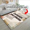 Customize Photo Personalized image Floor Mat Perfect for Entryway Playrooms Balcony Hallway Anti-slip Rug Decorate Offices