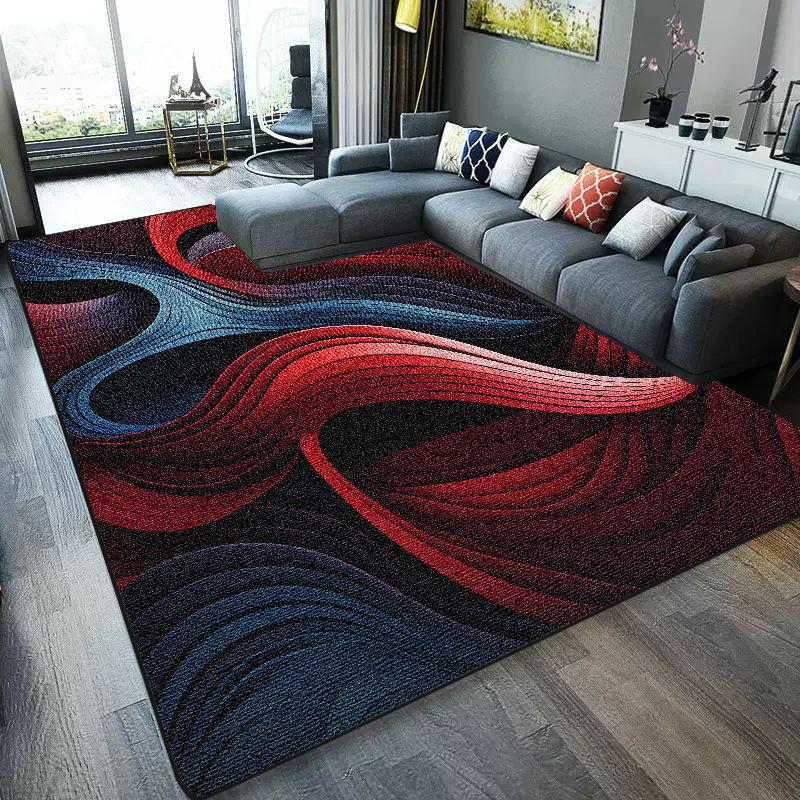 Colorful Fashion Carpet Living Room Non-slip Soft Carpets Children Bedroom Decoration Home Rugs Large Room Decor Kitchen Mat