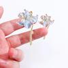 Brooch Retro Style Floral Design Lapel Pin Sweaters Collars Hats Bags Coats Scarves Badge Outfit Accessory