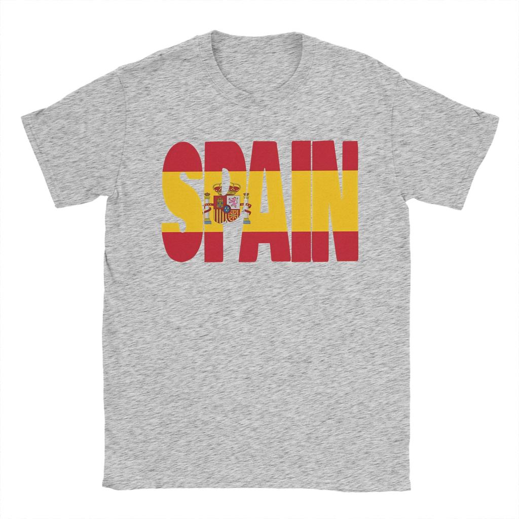Harajuku TShirt Summer ESPANA Spain Flag Fashion T Shirts 100 Cotton Tee Shirt for Man Y2K Classic Cheap Short Sleeve Clothes