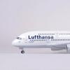 A380 Lufthansa Airplane Model 1/160 Scale 50.5CM Airline W Light and Wheel Diecast Plastic Plane For Collection Office Decor