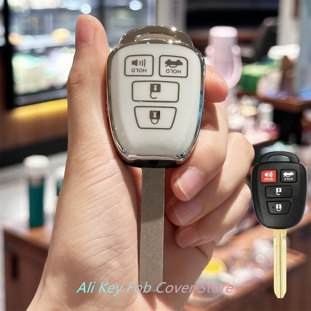 Key Fob Cover with Keychain Lanyard for Toyota Corolla 2014 2015 2016 2017 2018 2019 Camry 2014-2017 Tacoma 2016-2018