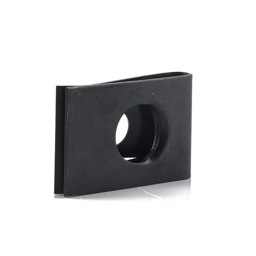 120 X U-Shaped Car Reed Nut Clip Nut No.14 Black For Interior Decorative Plate