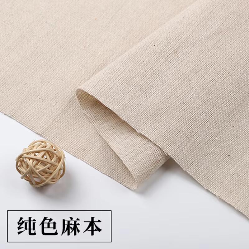 135x50/200cm Soft Faux Cotton Linen Fabric For Decorative Cloth Curtain  Clothing Tablecloth Handmade DIY Sewing Fabric W300022