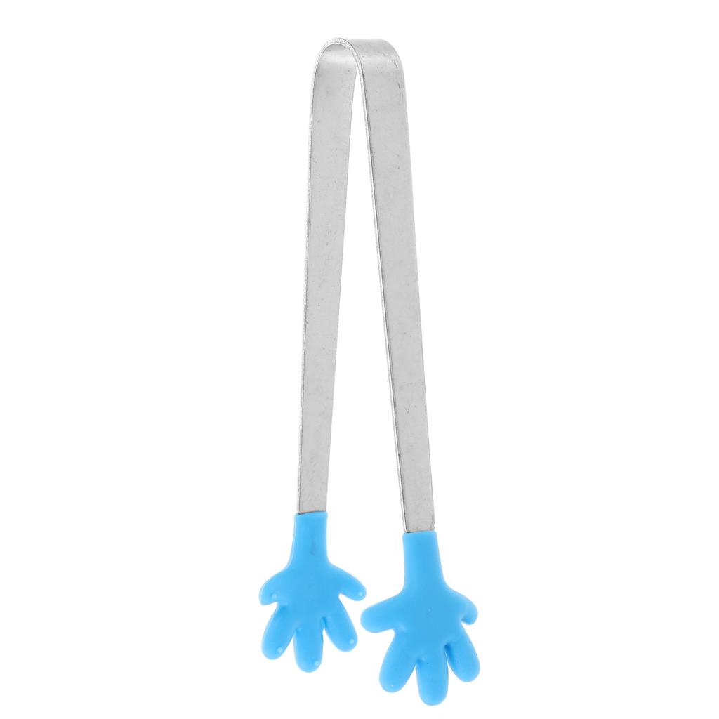 Mini Food Clip Tongs 5 Colors Stainless Steel Kitchen Gadget High Temperature Resistant Dishwasher Safe Ice Bucket Snack