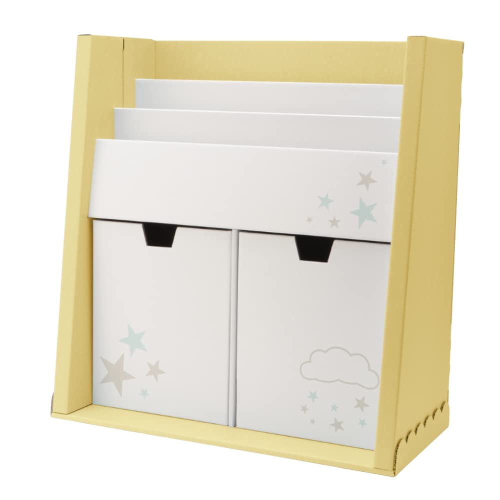 Tamahiyo SHOP [Craft] Book & Toy Shelf for storing picture books and toys together (Cream)