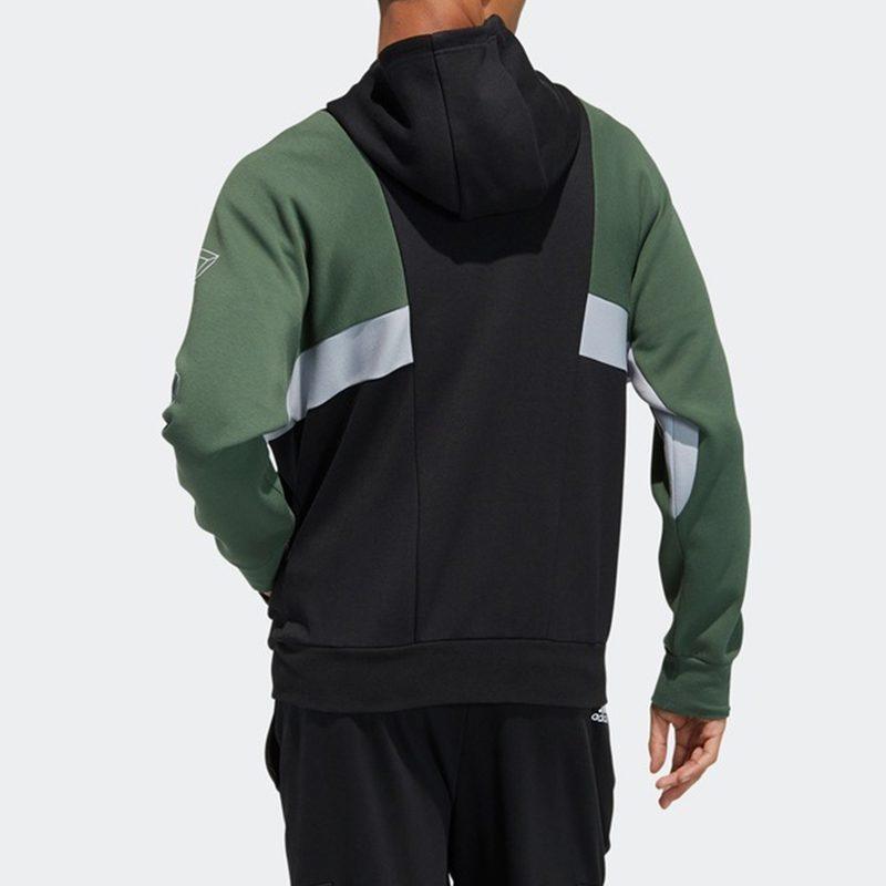 adidas Jackets Men's Black Hooded Moderate Other GP1817