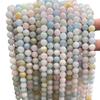 Jingde Transparent Morganite Round Beads - Candy Color Crystal DIY Jewelry Accessories