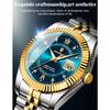 Business Man Watch Luminous Waterproof Stainless Steel Men Wristwatch Date Week Quartz Fashion Casual Men's Watches