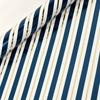 1Pc Gift Wrapping Paper Roll - Blue and Gold Stripes, Perfect for Birthdays, Holidays, Weddings, Christmas and Various Occasions.