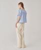 RONRON Back Heart Stitch Pocket Banding Pants Butter