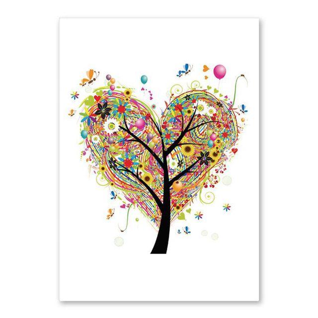 

Североевропейский стиль, большое дерево мудрости, художественное украшение, дерево для гостиной, спальни, дивана, фон без рамки, подвесная фреска 21*30cm