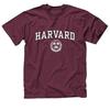 Harvard Adult , Short-Sleeve, Official School Crest Logo, Unisex Unisex T-Shirt