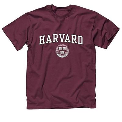 Harvard Erwachsenen, Kurzarm, Offizielles Schullogo, Unisex Unisex T-Shirt