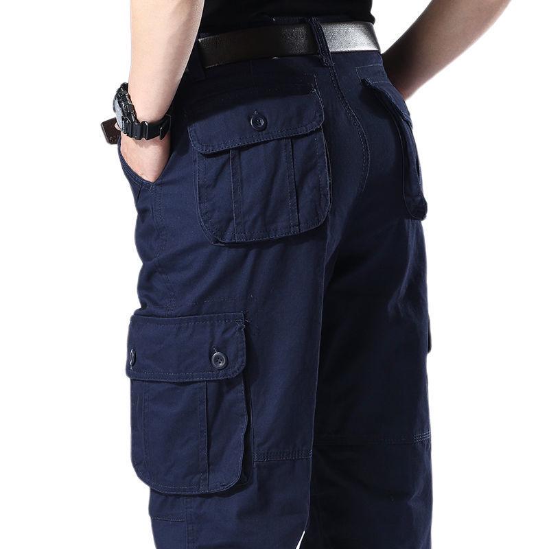 2024 Men's Multi-Pocket Loose Straight Casual Outdoor Pants