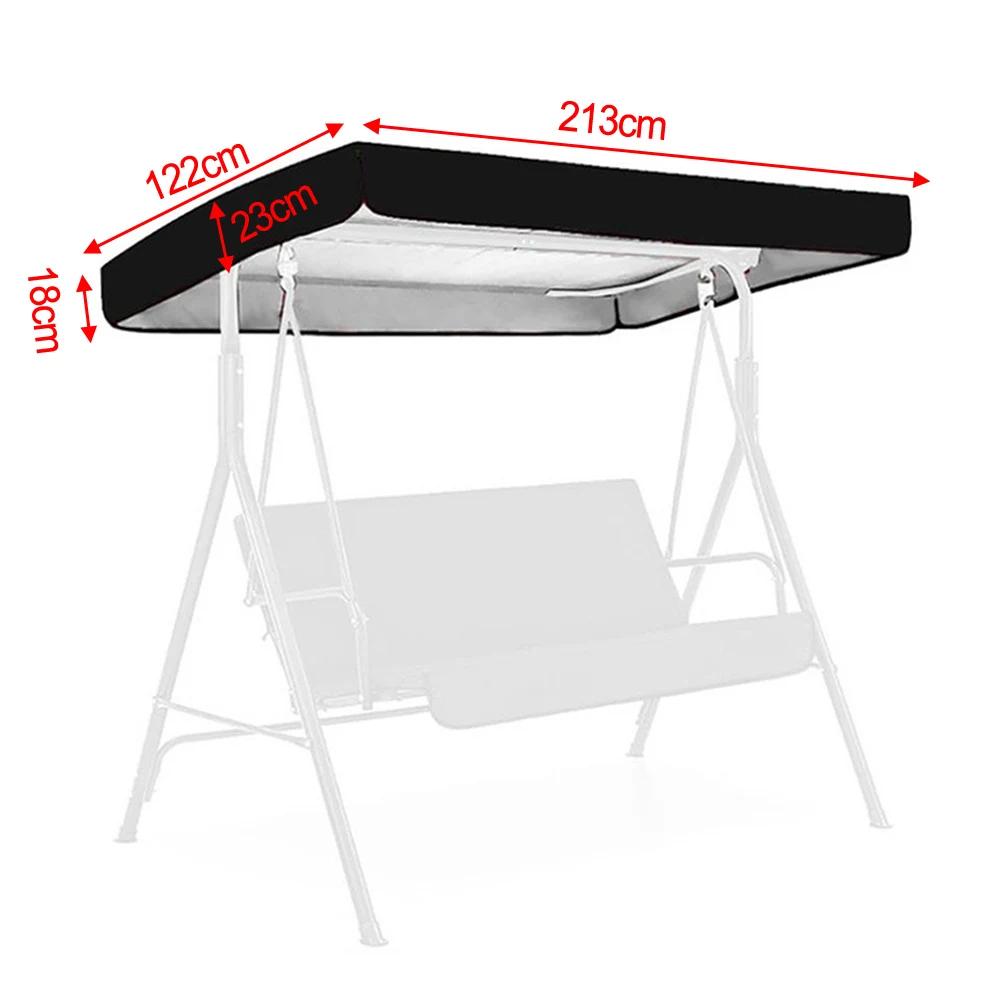 All Weather Patio Swing Canopy Cover Protects Swing from Dust and Moisture Perfect for Gardens and For Terraces