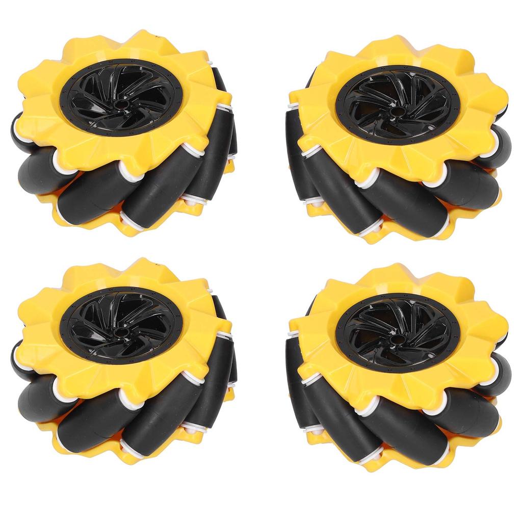 Mecanum Omnidirectional Wheels for RC Models (80mm Wheel Set of 2)