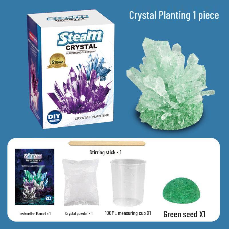 Children's Crystal Growing Science Kit: STEAM Educational Toy for Primary Students
