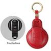 For Mini Cooper F54 F55 F56 F57 F60 Clubman Countryman Leather Car Key Fob Protection Cover Keychain Auto Accessories