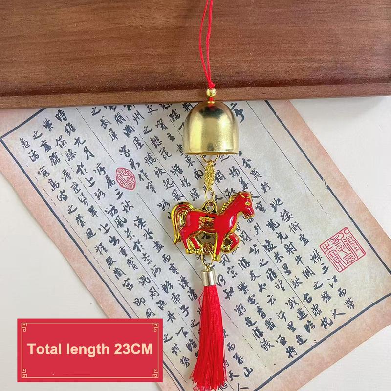 2026 Year Of The Horse Wall Hanging Ornament Chinese New Year Lucky Decoration Accessories Housewarming Small Pendant Gifts