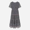 Thursday Island Women Border Mix Square Neck Dress T264mop284w